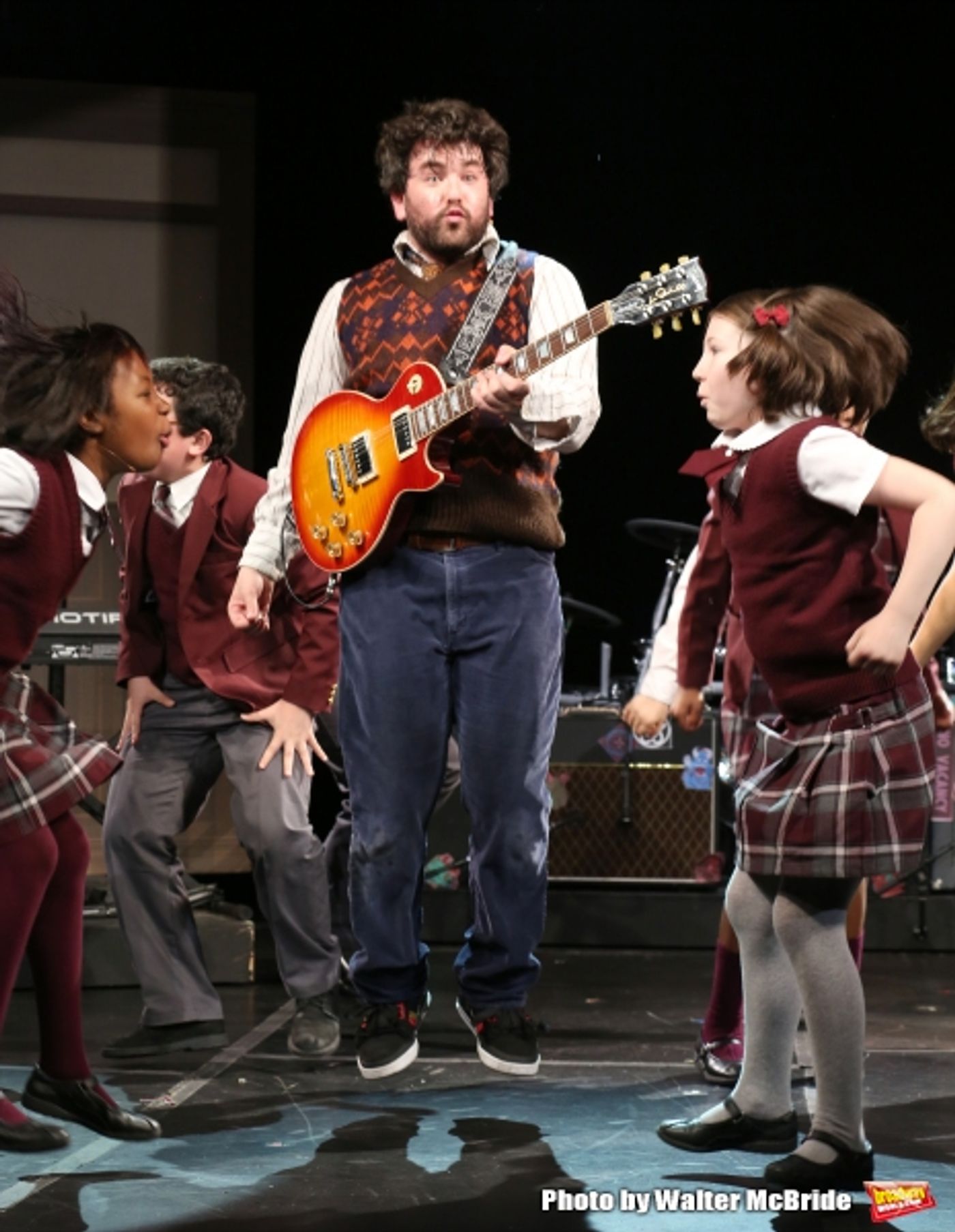Photo Coverage: On Their Way to Rocking Broadway - First Look at Alex Brightman & Cast of SCHOOL OF ROCK at the Gramercy!  Image