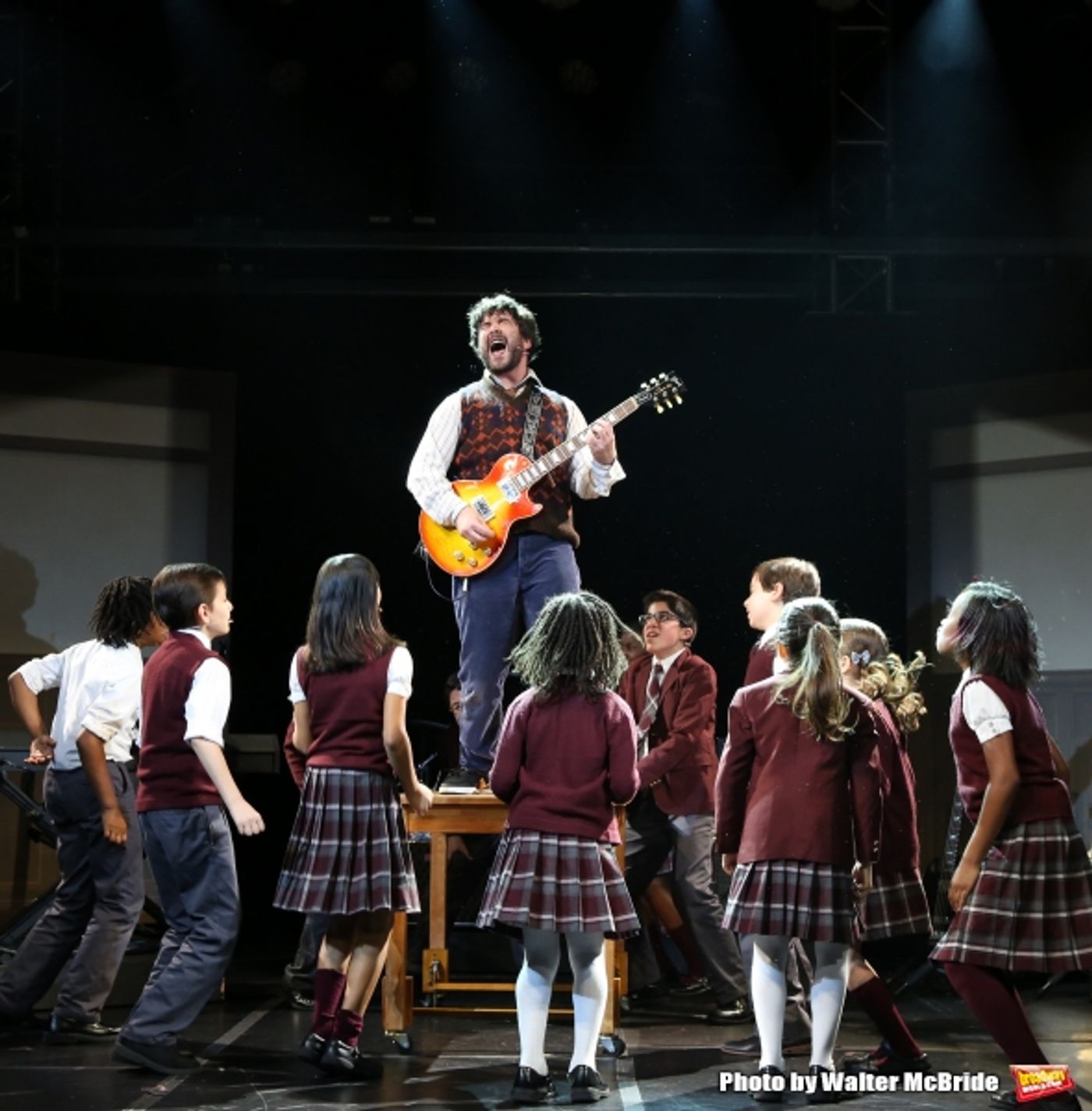 Photo Coverage: On Their Way to Rocking Broadway - First Look at Alex Brightman & Cast of SCHOOL OF ROCK at the Gramercy!  Image