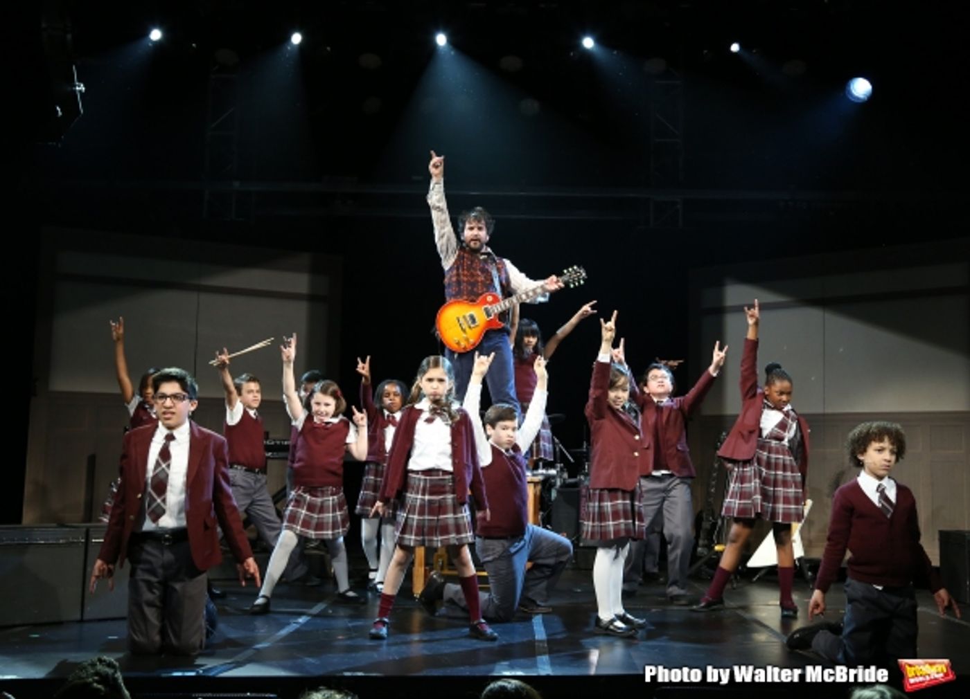 Photo Coverage: On Their Way to Rocking Broadway - First Look at Alex Brightman & Cast of SCHOOL OF ROCK at the Gramercy!  Image
