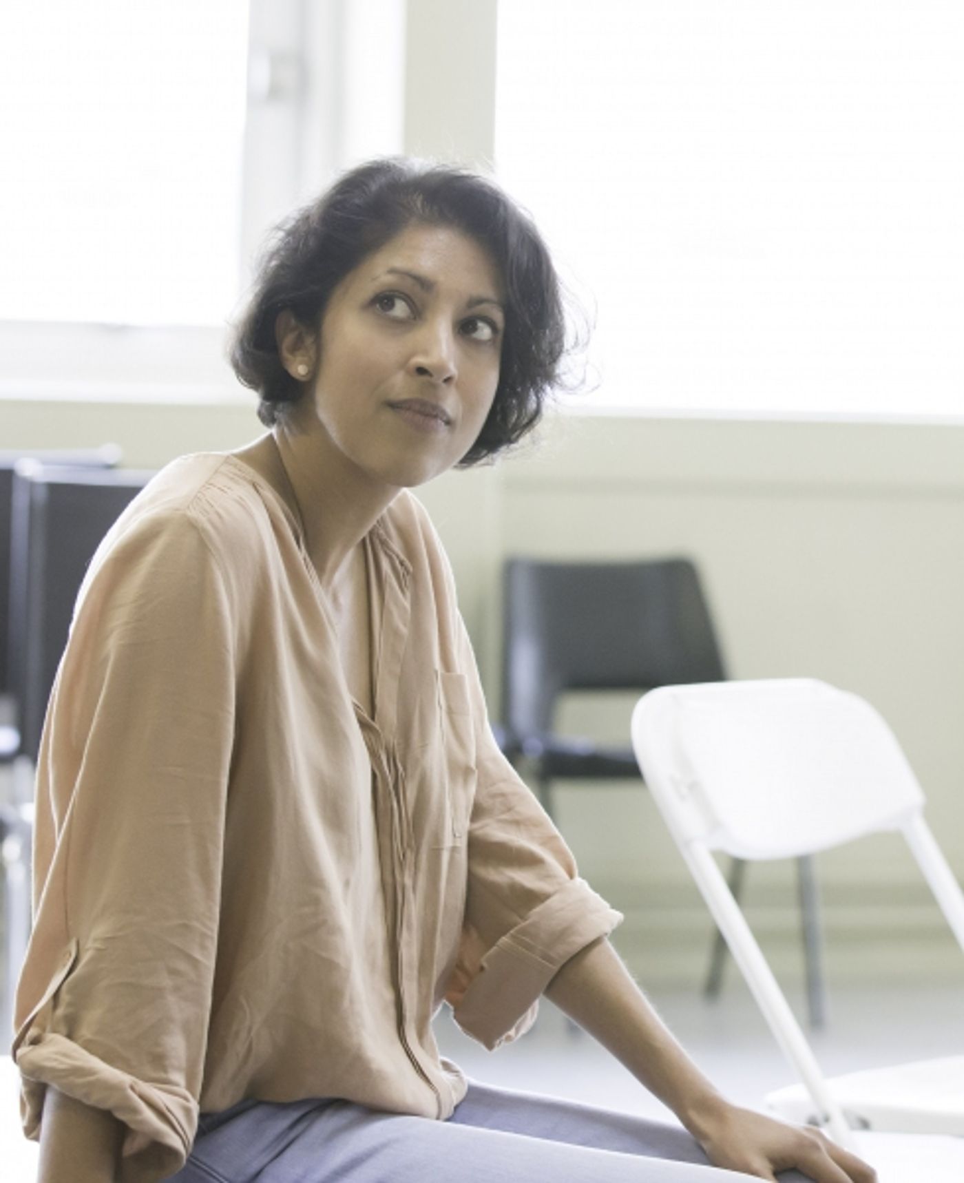 Photo Flash: In Rehearsal with the Cast of Sheffield Theatre's THE EFFECT  Image