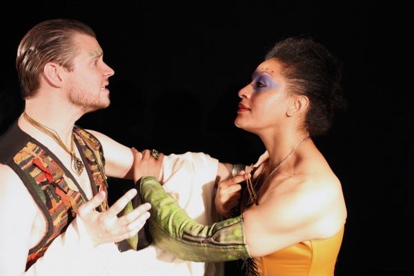 John Bateman (Calpurnius), Serena Miller (Caesar) Photo