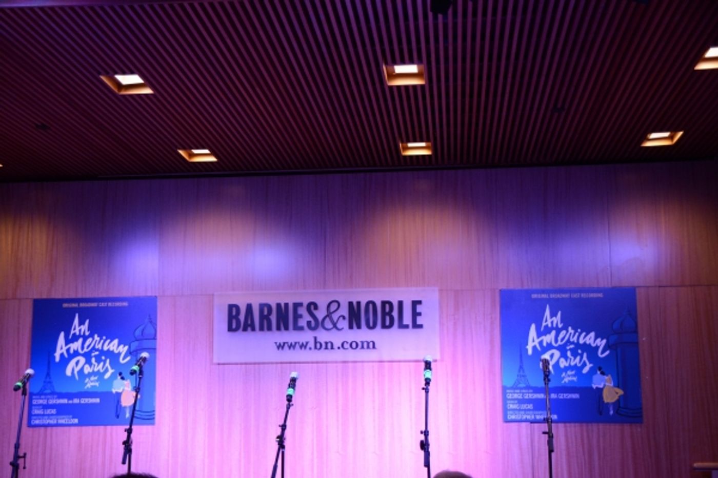 Photo Coverage: Robert Fairchild, Leanne Cope, and AN AMERICAN IN PARIS Company Celebrate Album Release at Barnes and Noble Image