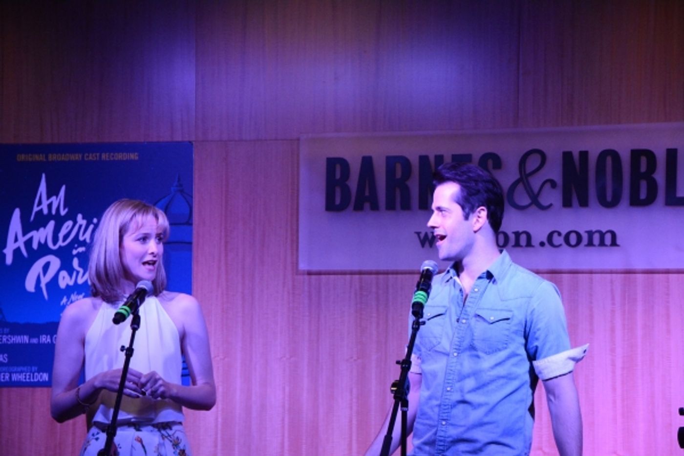 Photo Coverage: Robert Fairchild, Leanne Cope, and AN AMERICAN IN PARIS Company Celebrate Album Release at Barnes and Noble Image
