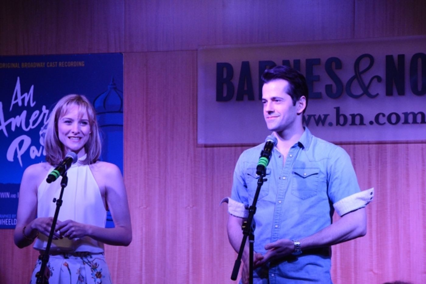 Photo Coverage: Robert Fairchild, Leanne Cope, and AN AMERICAN IN PARIS Company Celebrate Album Release at Barnes and Noble Image