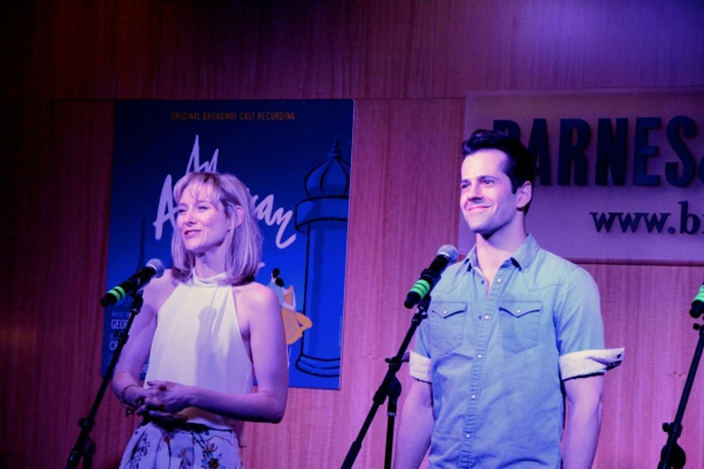 Photo Coverage: Robert Fairchild, Leanne Cope, and AN AMERICAN IN PARIS Company Celebrate Album Release at Barnes and Noble Image
