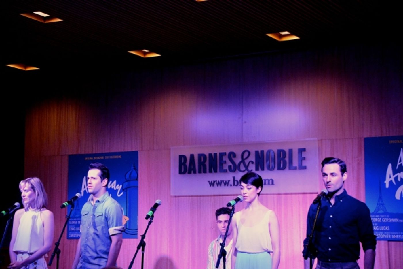 Photo Coverage: Robert Fairchild, Leanne Cope, and AN AMERICAN IN PARIS Company Celebrate Album Release at Barnes and Noble Image
