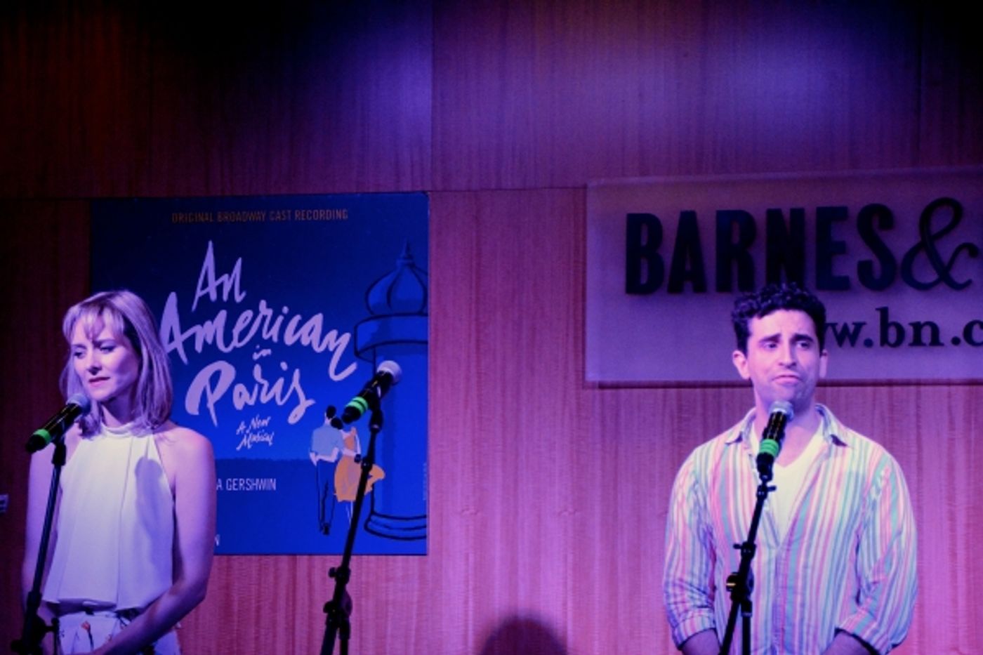 Photo Coverage: Robert Fairchild, Leanne Cope, and AN AMERICAN IN PARIS Company Celebrate Album Release at Barnes and Noble Image