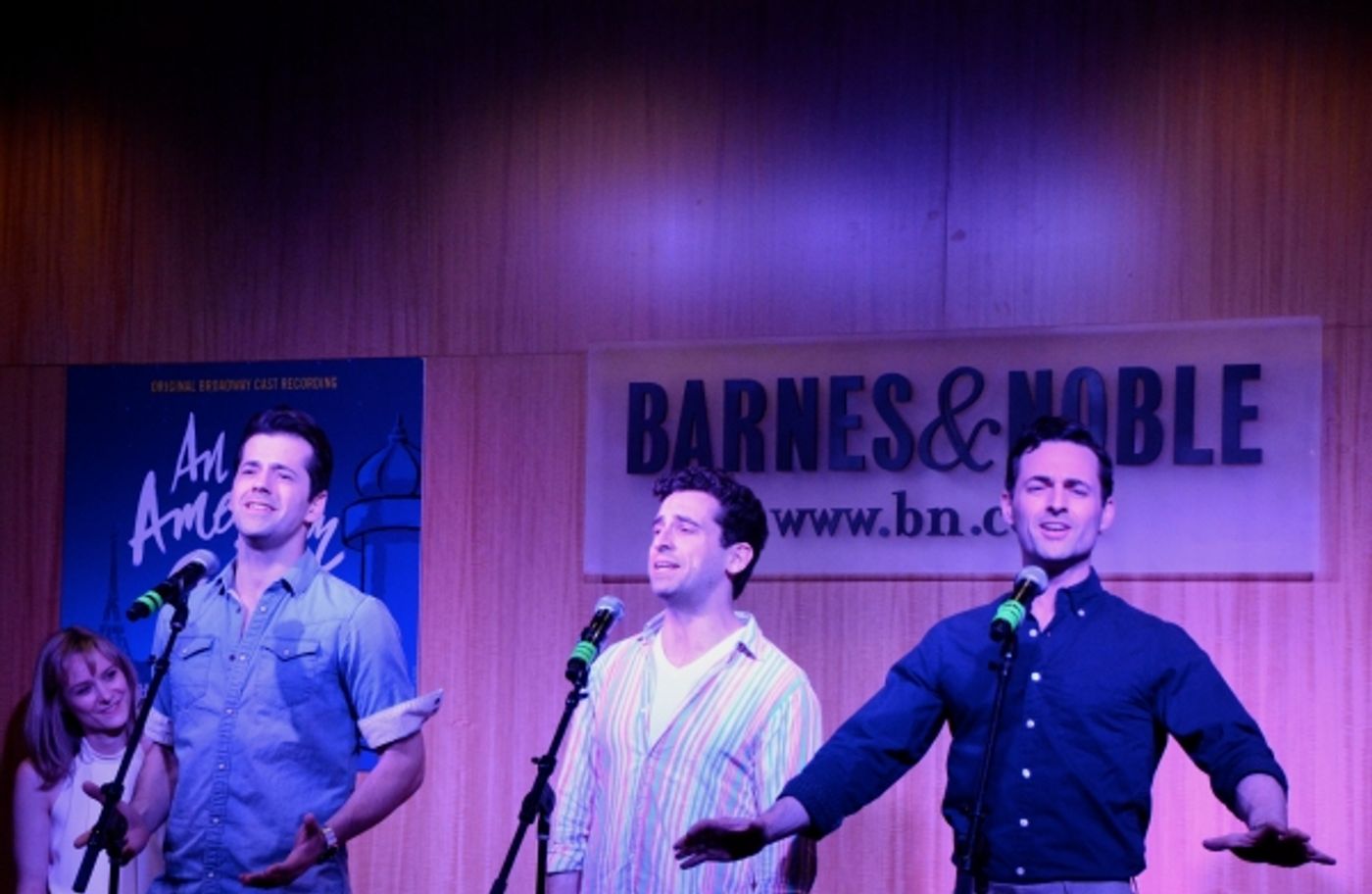 Photo Coverage: Robert Fairchild, Leanne Cope, and AN AMERICAN IN PARIS Company Celebrate Album Release at Barnes and Noble Image