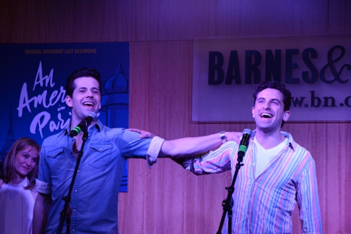 Photo Coverage: Robert Fairchild, Leanne Cope, and AN AMERICAN IN PARIS Company Celebrate Album Release at Barnes and Noble Image