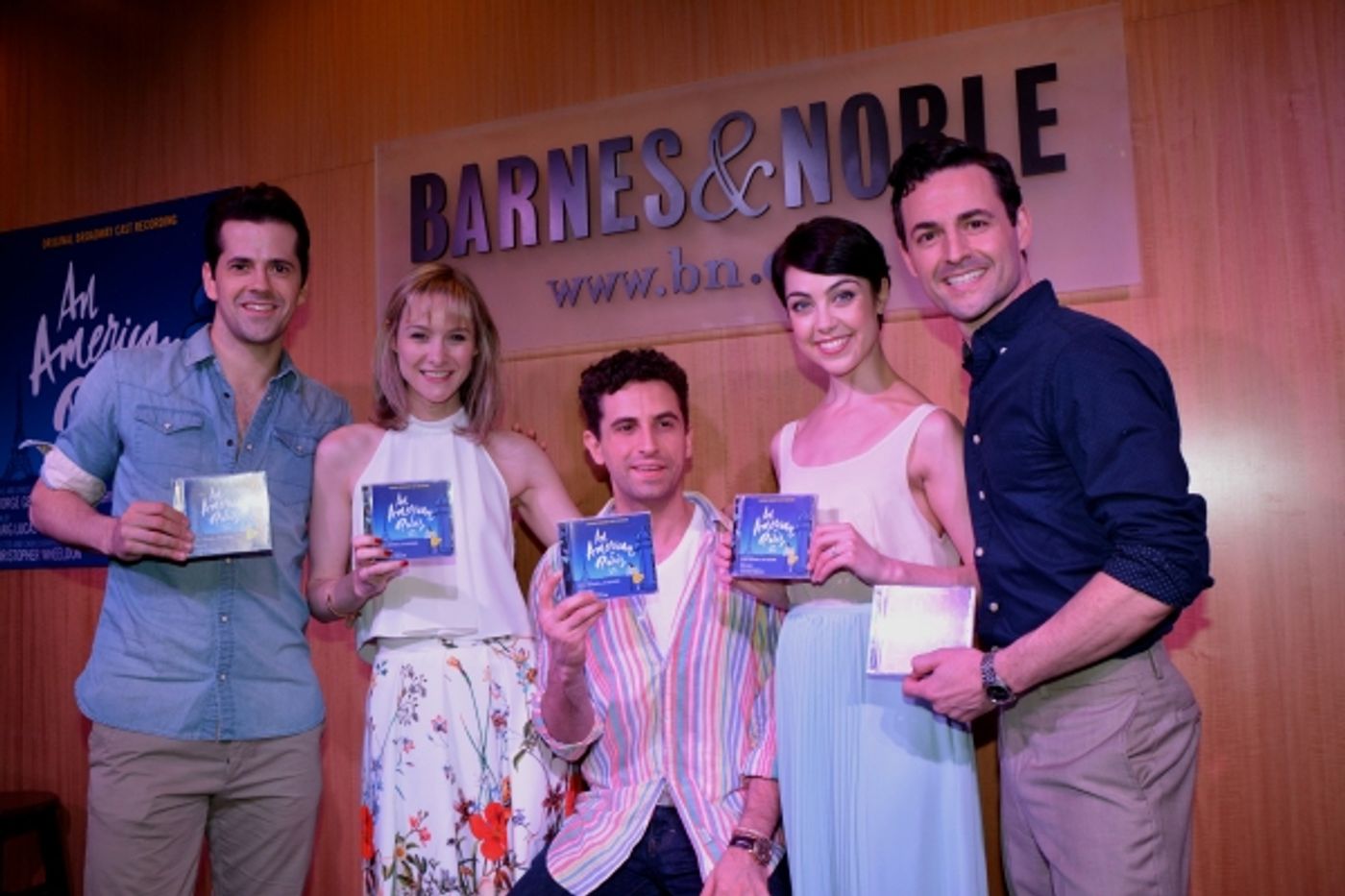Photo Coverage: Robert Fairchild, Leanne Cope, and AN AMERICAN IN PARIS Company Celebrate Album Release at Barnes and Noble Image