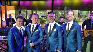 Michael Longoria, Christian Hoff, Daniel Reichard, J. Robert Spencer @ BroadwayWorld Michael Longoria, Christian Hoff, Daniel Reichard, J. Robert Spencer Photo