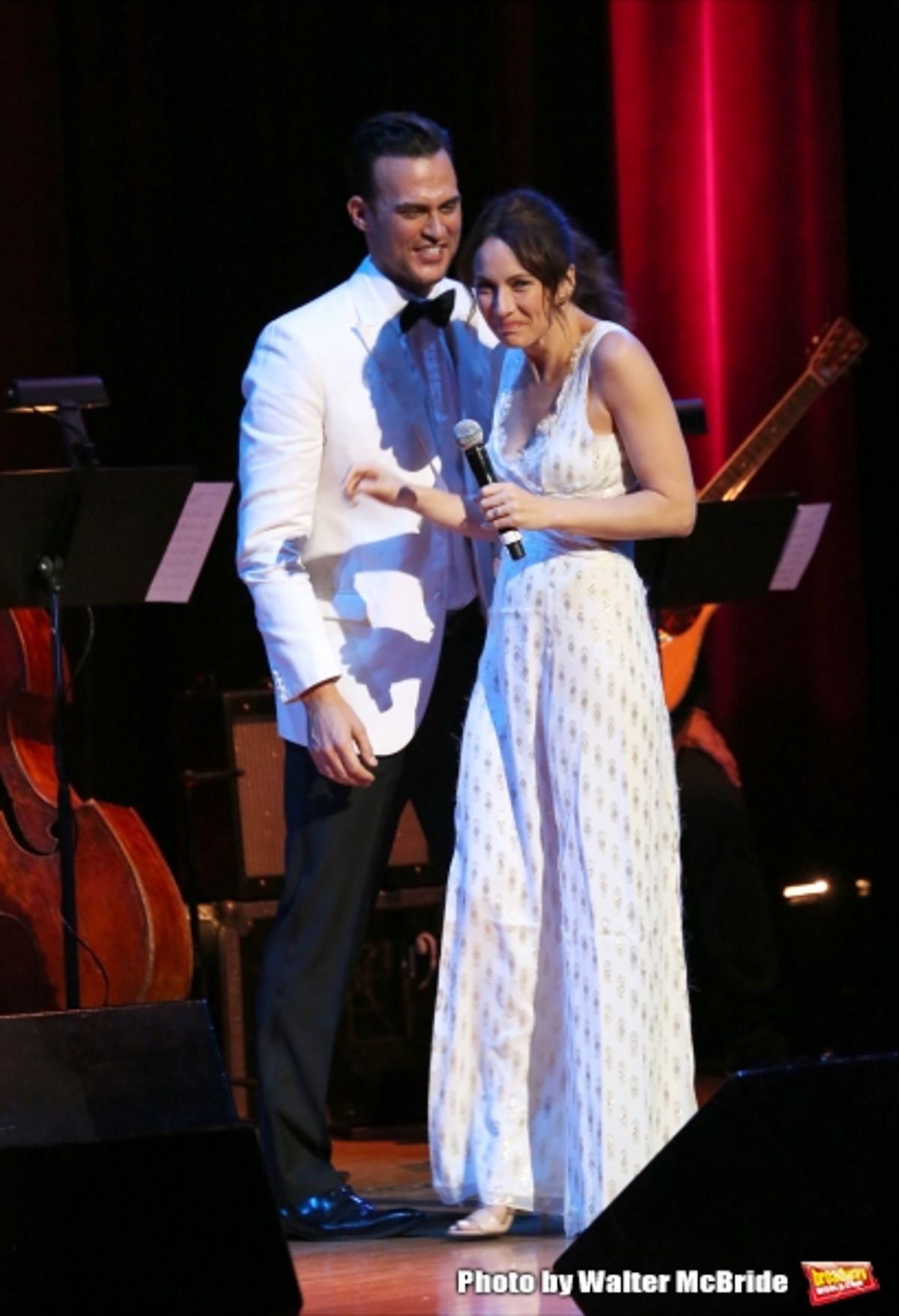Cheyenne Jackson and Laura Benanti at 