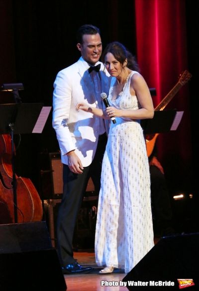 Cheyenne Jackson and Laura Benanti Photo