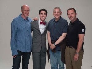 HOW TO SUCCEED REHEARSAL: Neil Meron, Darren Criss, Craig Zadan & Rob Ashford @ BroadwayWorld HOW TO SUCCEED REHEARSAL: Neil Meron, Darren Criss, Craig Zadan & Rob Ashford Photo