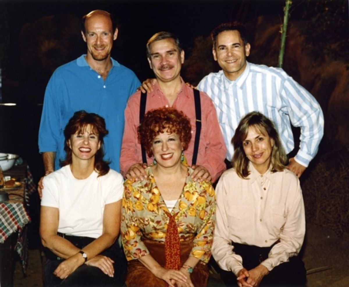 Neil Meron, Emile Ardolino, Craig Zadan, Bonnie Bruckheimer, Bette Midler, Cindy Gilmore at 