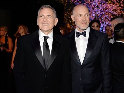 Craig Zadan & Neil Meron, post-86th Oscars telecast at the Governors Ball. Photo