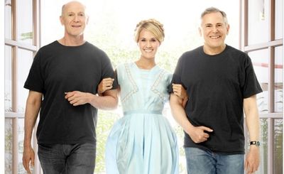 THE SOUND OF MUSIC LIVE: Neil Meron & Craig Zadan with their Maria, Carrie Underwood. Photo
