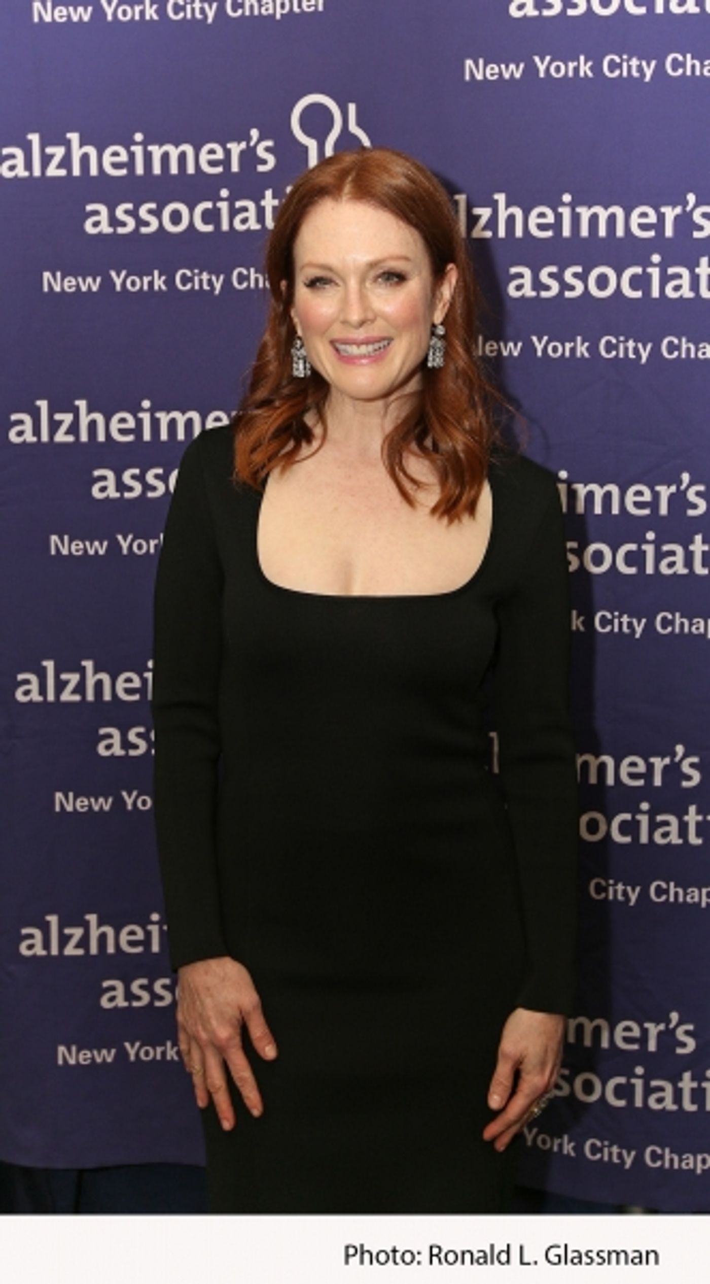 Photo Flash: Julianne Moore, David Hyde Pierce, Jonathan Groff and More at 2015 FORGET-ME-NOT Gala  Image