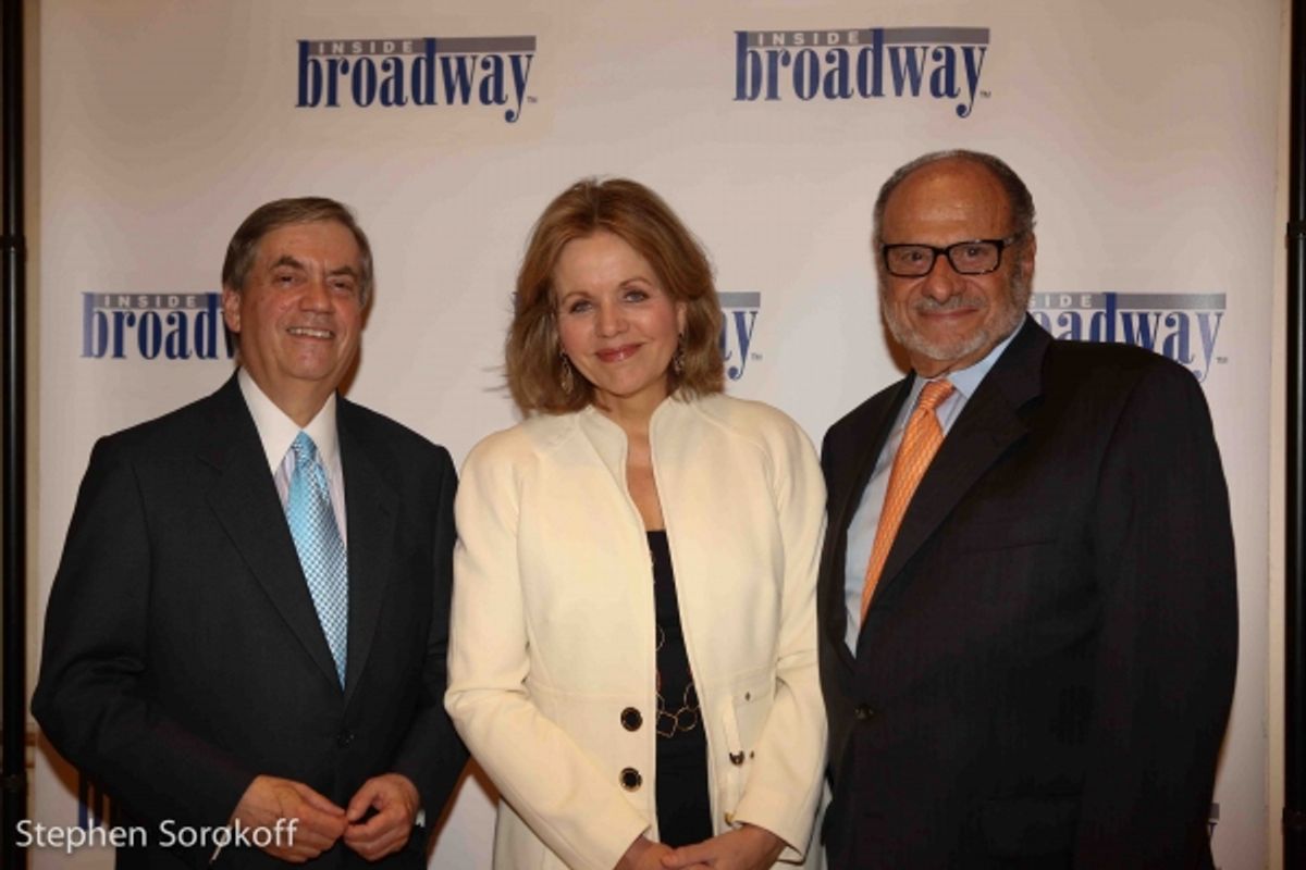 Michael Presser, Renee Fleming, Joseph Volpe at 