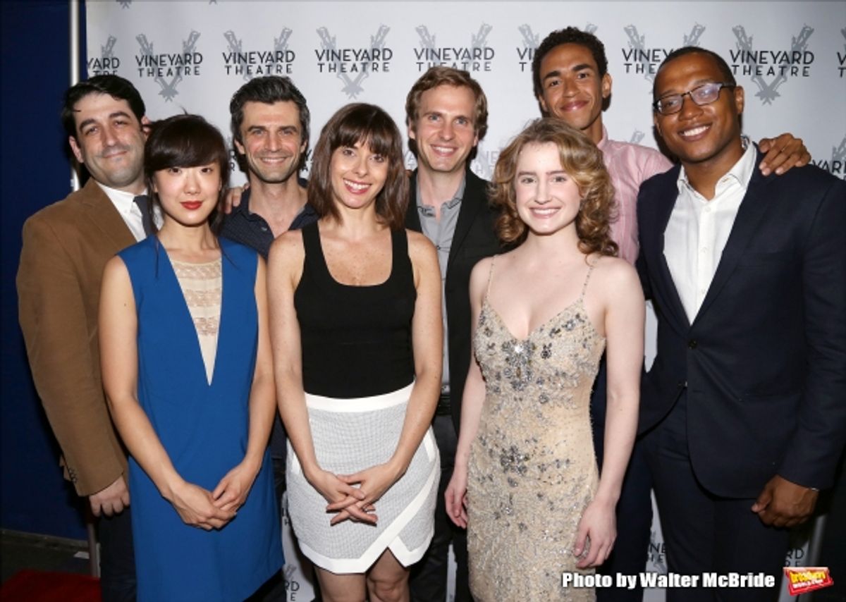 Evan Cabnet, Jennifer Kim, Michael Crane, Jeanine Serralles, Ryan Spahn, Catherine Combs, Kyle Beltran and Branden Jacobs-Jenkins  at 