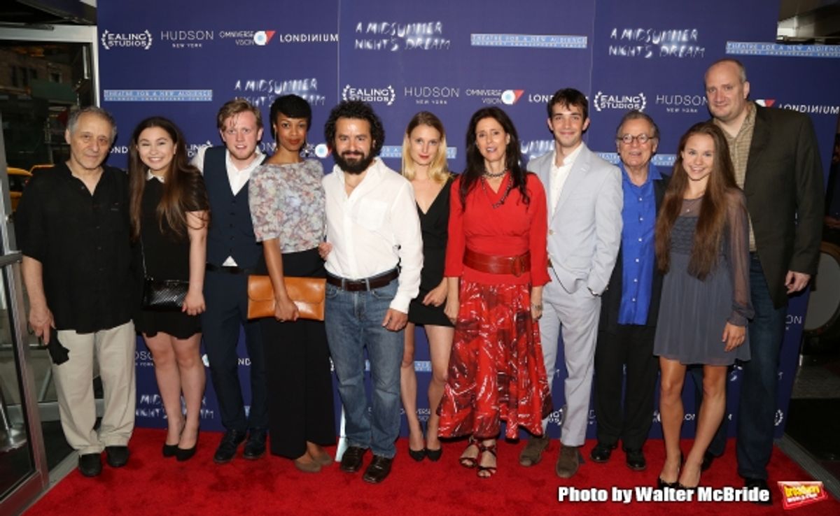 Julie Taymor and cast members at 