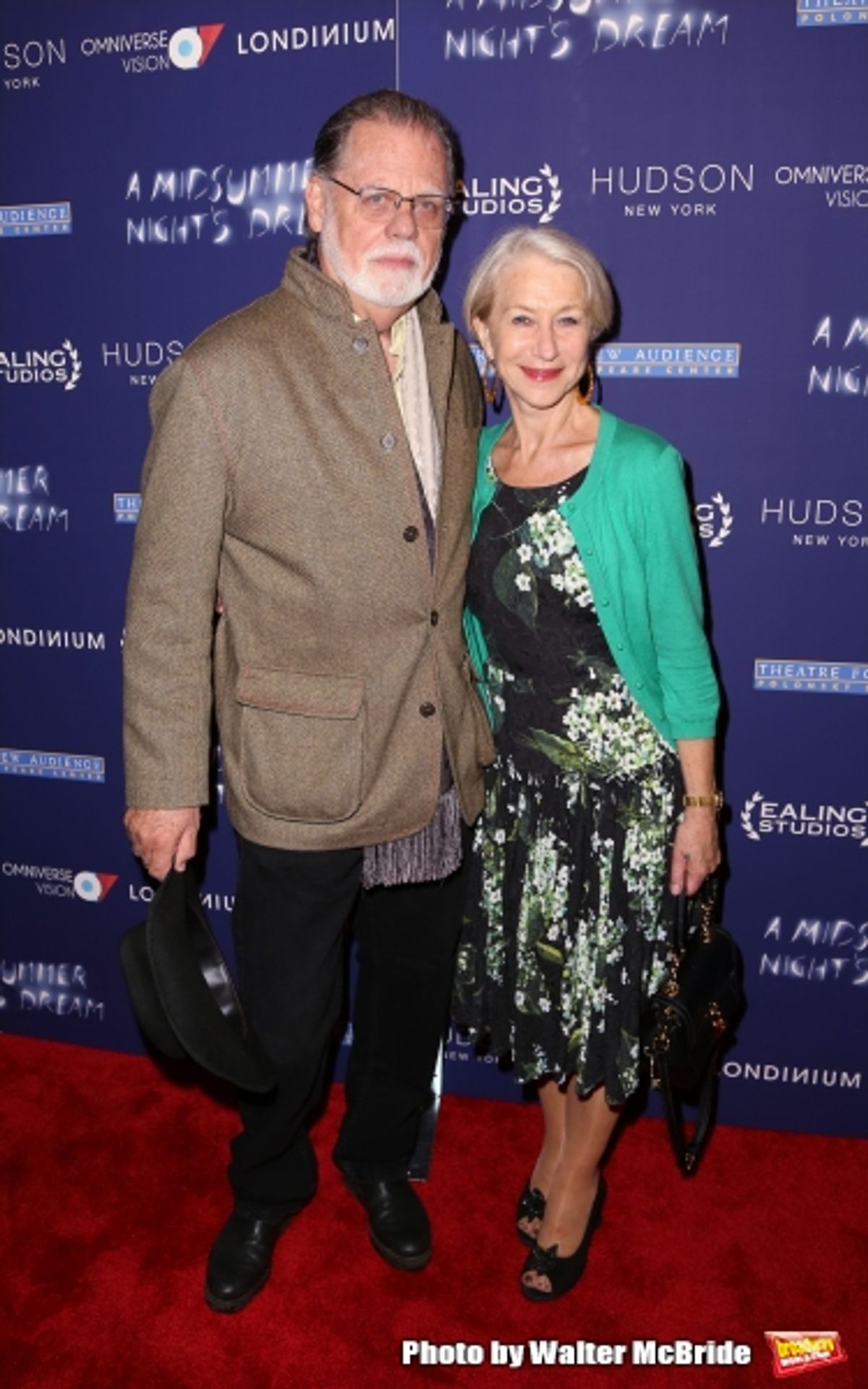 Taylor Hackford and Helen Mirren at 