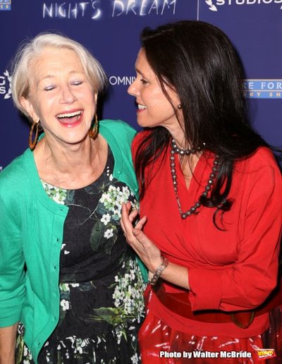 Helen Mirren and Julie Taymor Photo