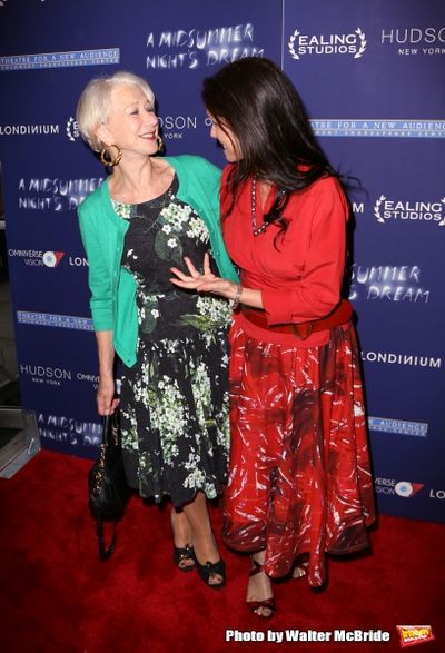 Helen Mirren and Julie Taymor Photo
