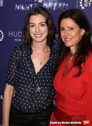 Anne Hathaway and Julie Taymor @ BroadwayWorld Anne Hathaway and Julie Taymor Photo