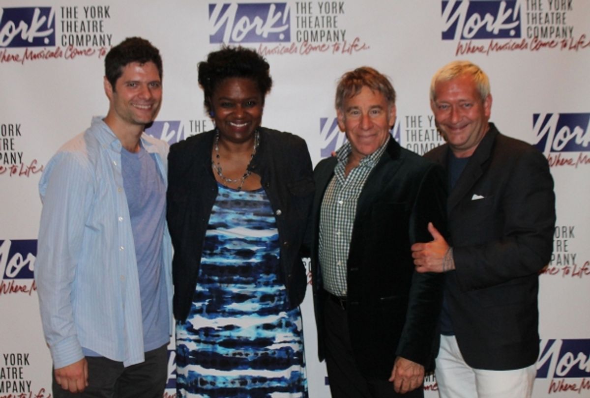 Mentors Tom Kitt, Kirsten Childs, Stephen Schwartz and Michael John LaChiusa at 