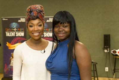 Brandy Norwood and Nyasia Booker (16, Bronx, NY) Photo