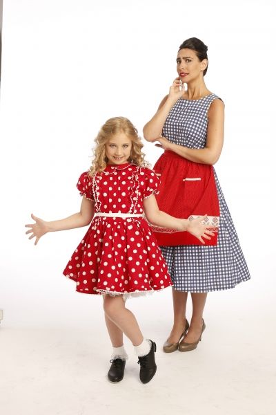Tori Murray as Tina Denmark and KIM MARESCA as her mother Judy Denmark in RUTHLESS! Photo
