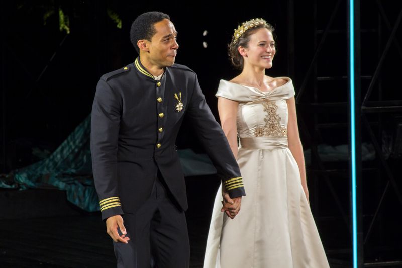 Photo Coverage: THE TEMPEST Cast Takes Opening Night Bows in Central Park! — photo 4 of 36