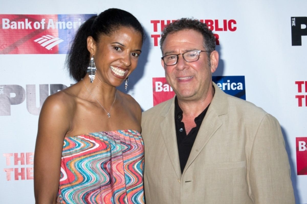 Renee Elise Goldsberry, Michael Greif at 