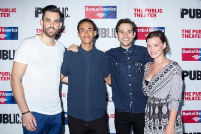 Zak Resnick, Kyle Beltran, Adam Chanler-Berat, Jennifer Damiano Photo