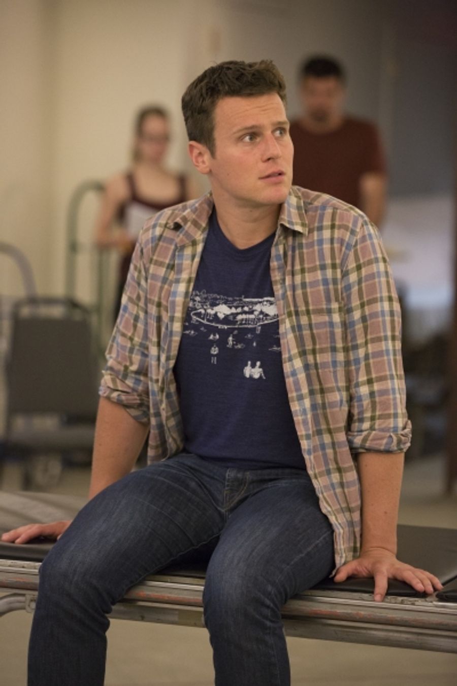 Photo Flash: In Rehearsal with Jonathan Groff, Ana Gasteyer & More for Encores! Off-Center's A NEW BRAIN Image
