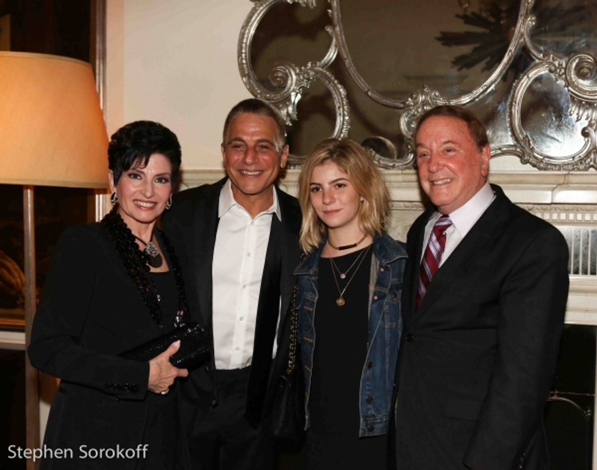 Arlene Lazare, Tony Danza,Emily, Allan Lazare at 