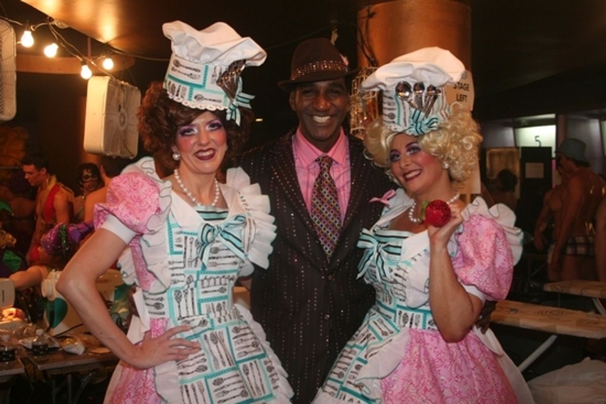 2009: Madeline Deede, Norm Lewis and Laurie Sheppard. Photo Credit: Linda Lenzi at 