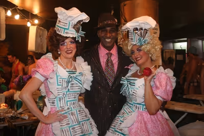 2009: Madeline Deede, Norm Lewis and Laurie Sheppard. Photo Credit: Linda Lenzi Photo