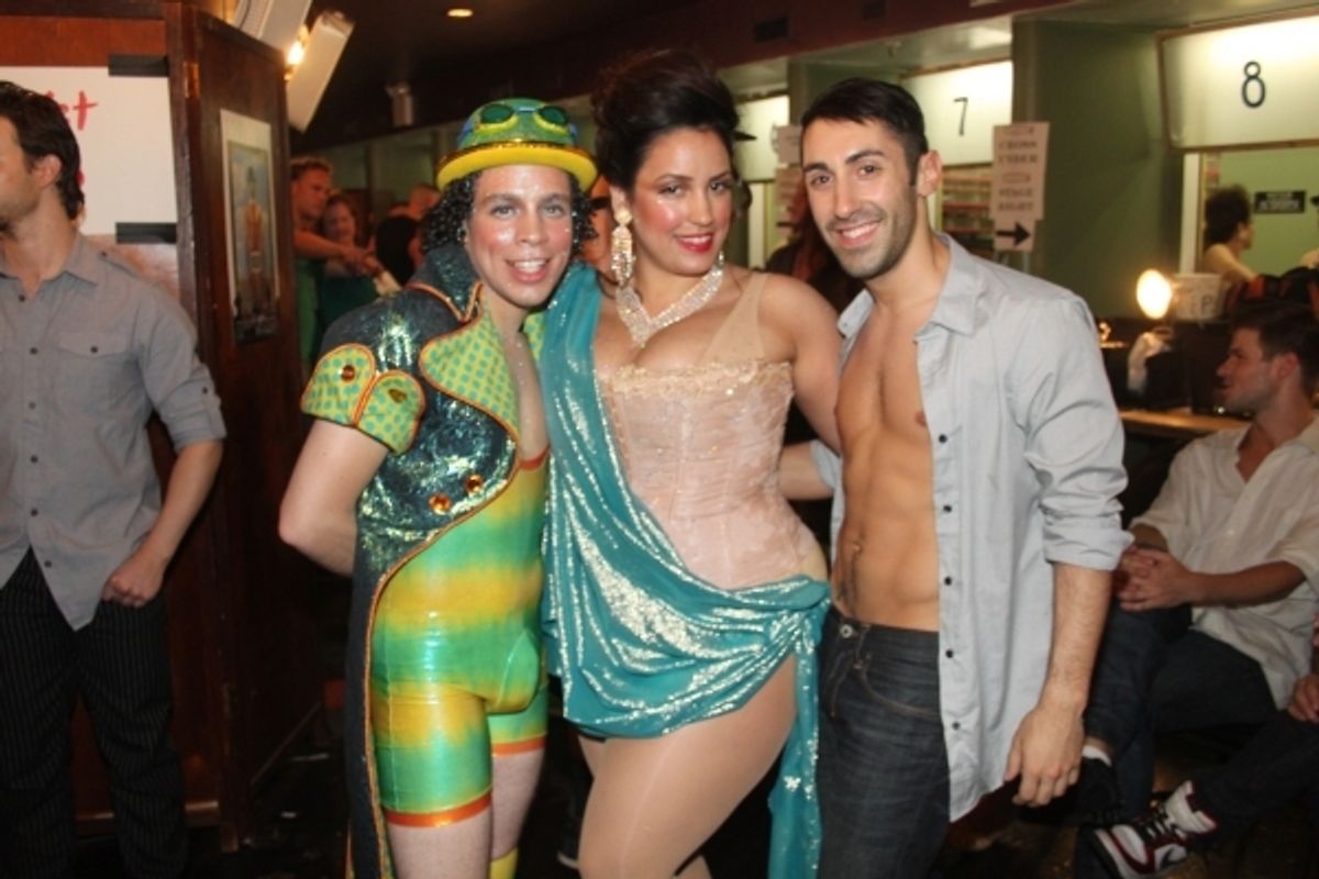 2011: Robin De Jesus, Megan Allen and Aaron Libby at 