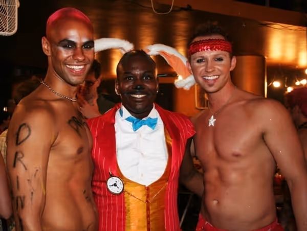 2008: Robb Sherman, Tituss Burgess and Marty Thomas Photo