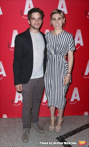 Evan Jonigkeit and Zosia Mamet @ BroadwayWorld Evan Jonigkeit and Zosia Mamet Photo