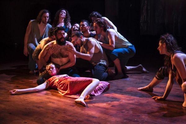 Thom Pasculli as Prospero, Dana Murphy as Miranda and McCambridge DowdÂ­-Whipple as Photo