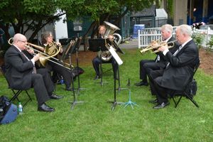 From the New York Pops Orchestra-Neil Balm, Susan Penny, Richard Clark and Steve John Photo