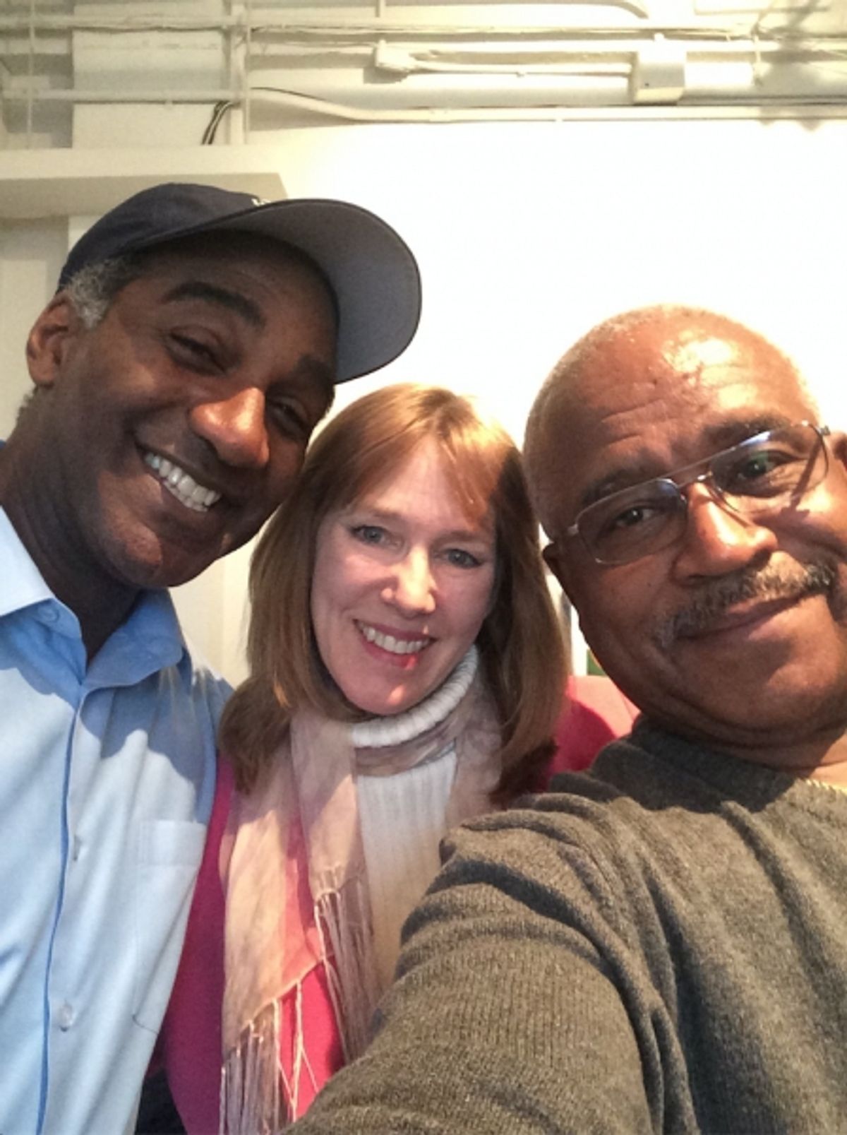 Norm Lewis, Dodie Pettit, Butch Jones at 