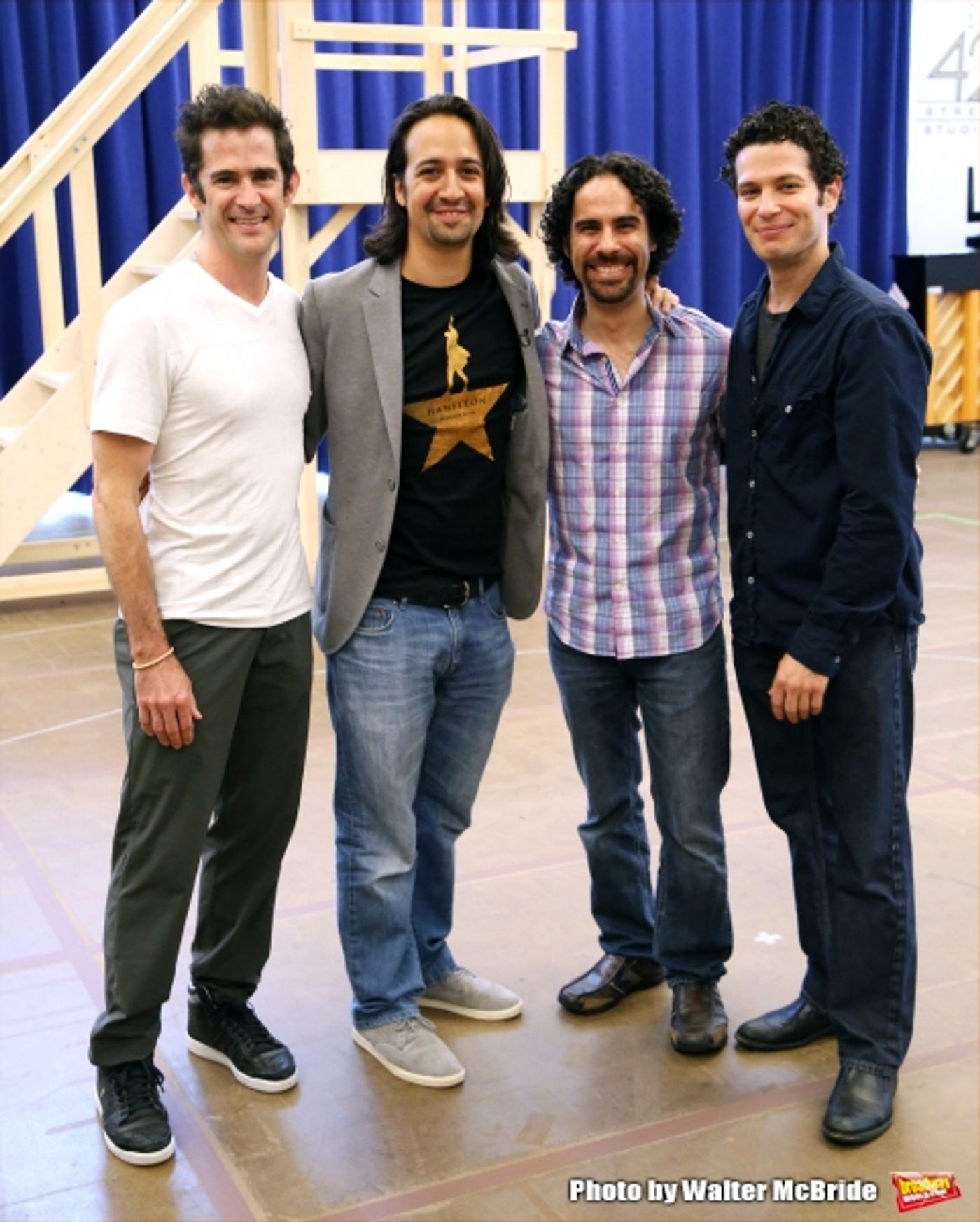 Photo Coverage: History is Happening in Manhattan-Rehearsals Begin for HAMILTON on Broadway!  Image
