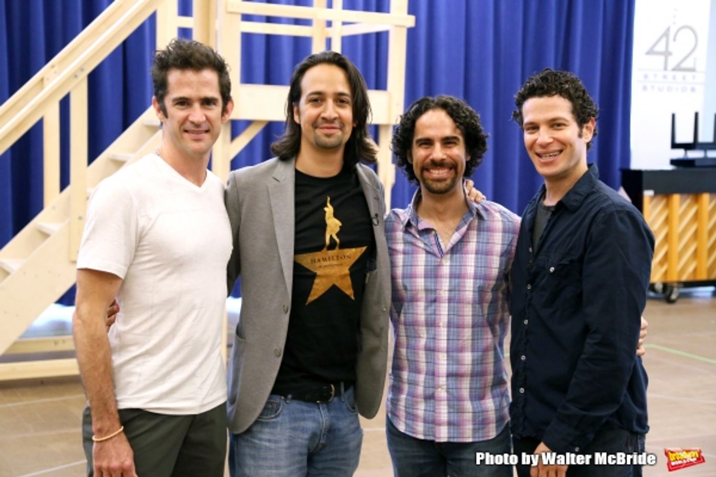 Photo Coverage: History is Happening in Manhattan-Rehearsals Begin for HAMILTON on Broadway!  Image