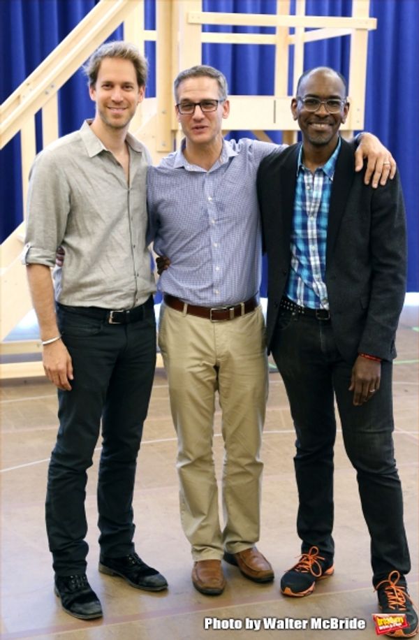 David Korins, Nevin Steinberg and Paul Tazewell Photo