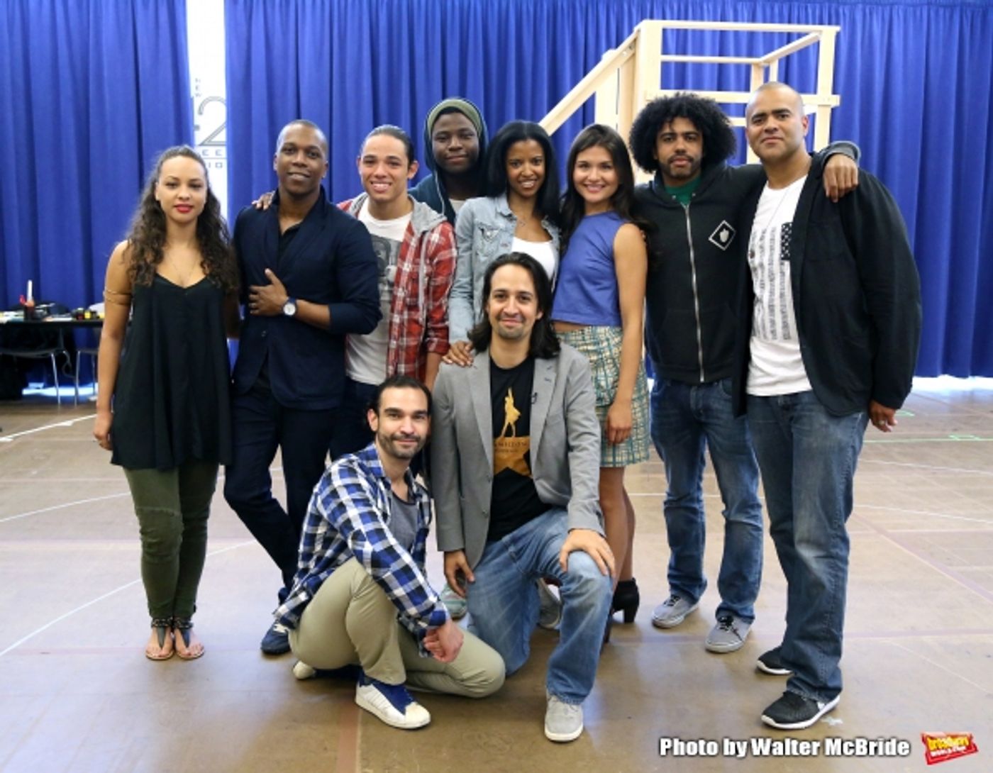 Photo Coverage: History is Happening in Manhattan-Rehearsals Begin for HAMILTON on Broadway!  Image