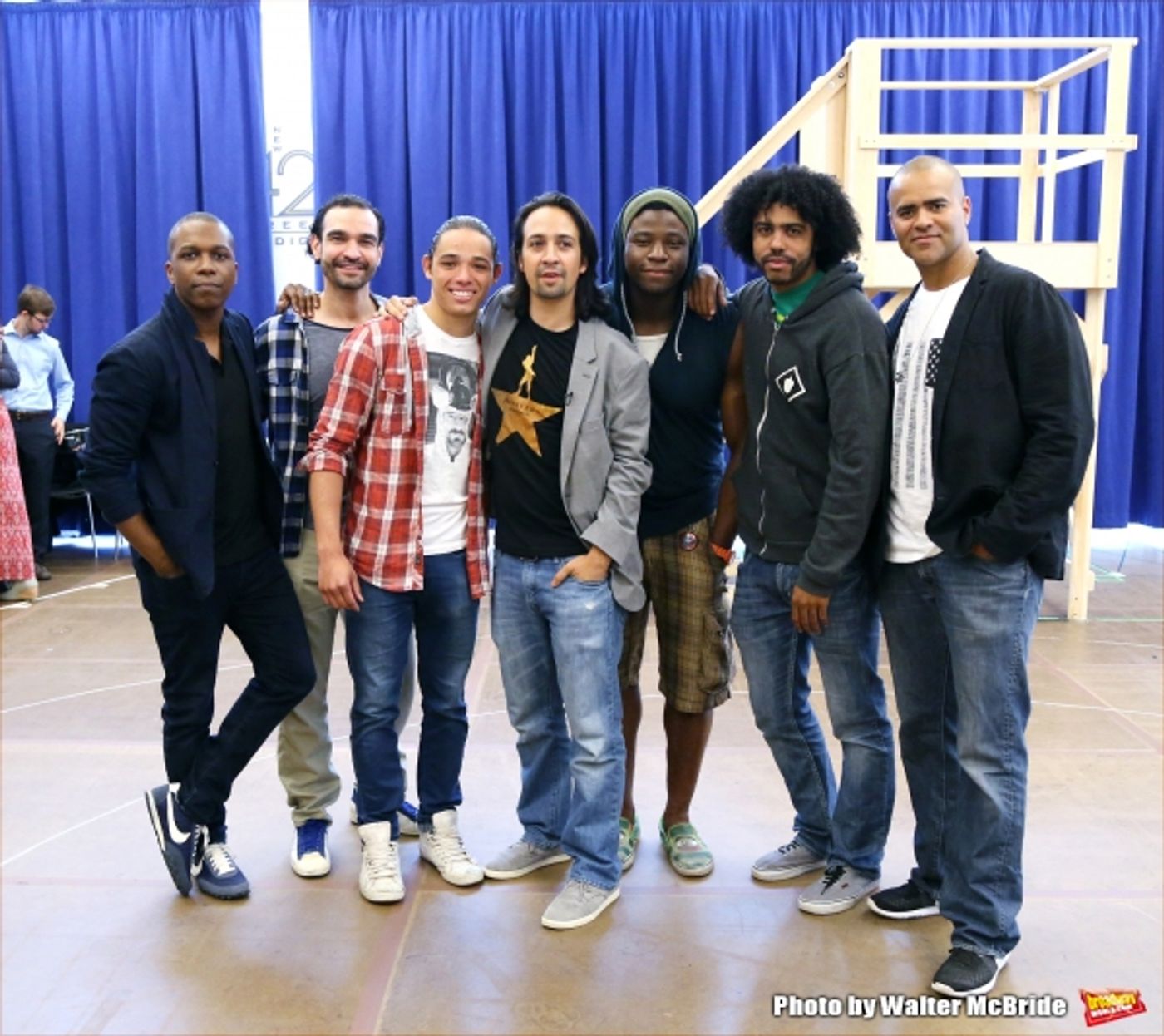 Photo Coverage: History is Happening in Manhattan-Rehearsals Begin for HAMILTON on Broadway!  Image